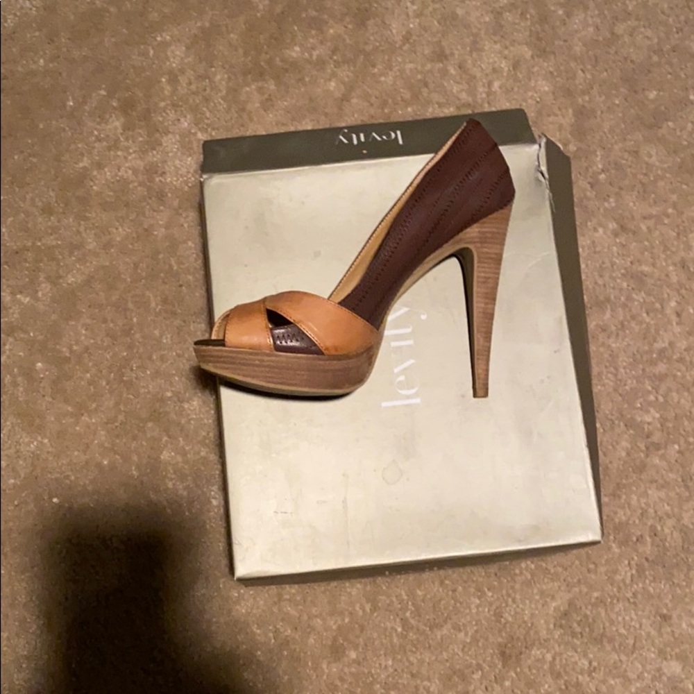 2 Tone Open Toe heels